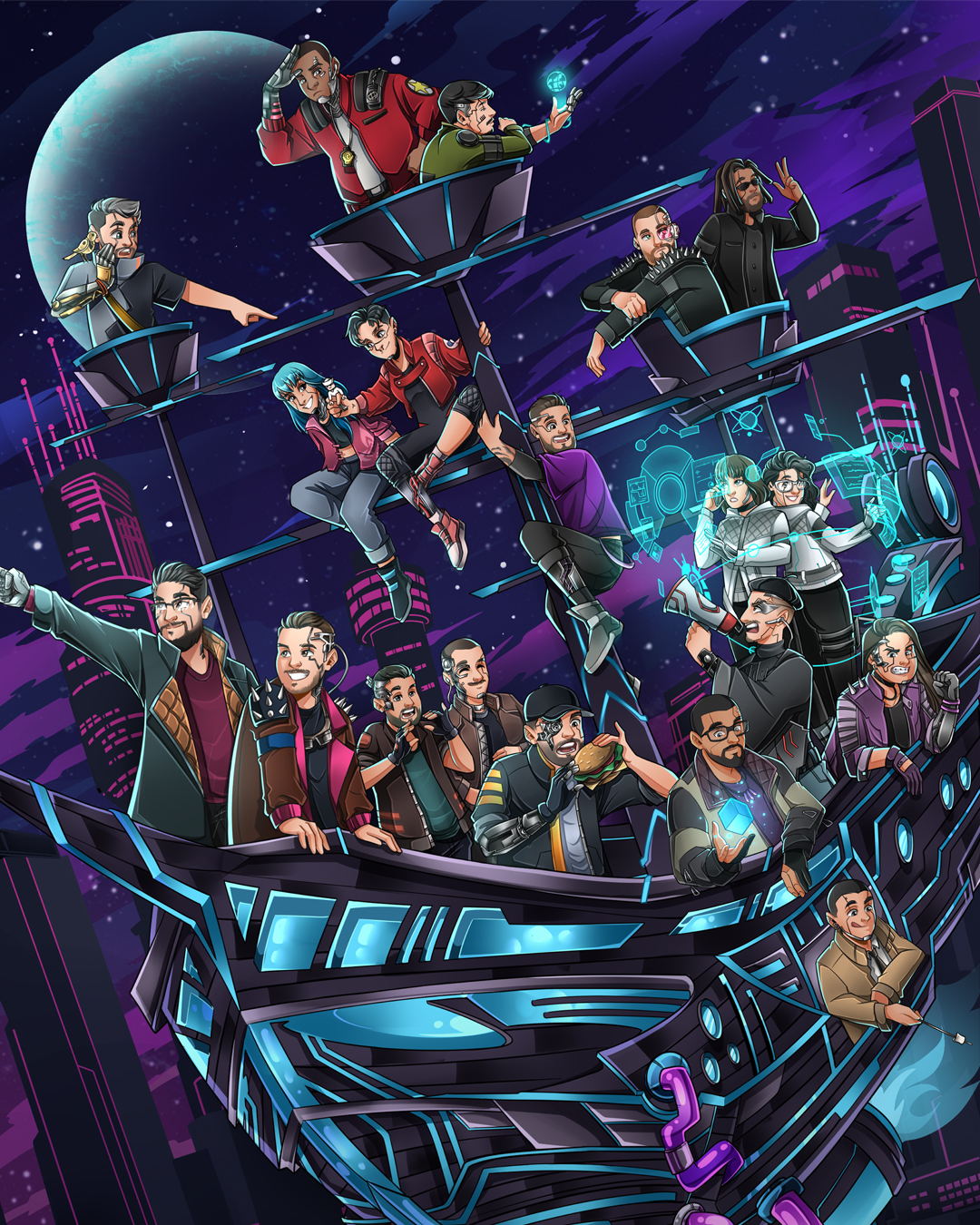 Sailor 2023 — Sail to the future, artwork by Eduardo França