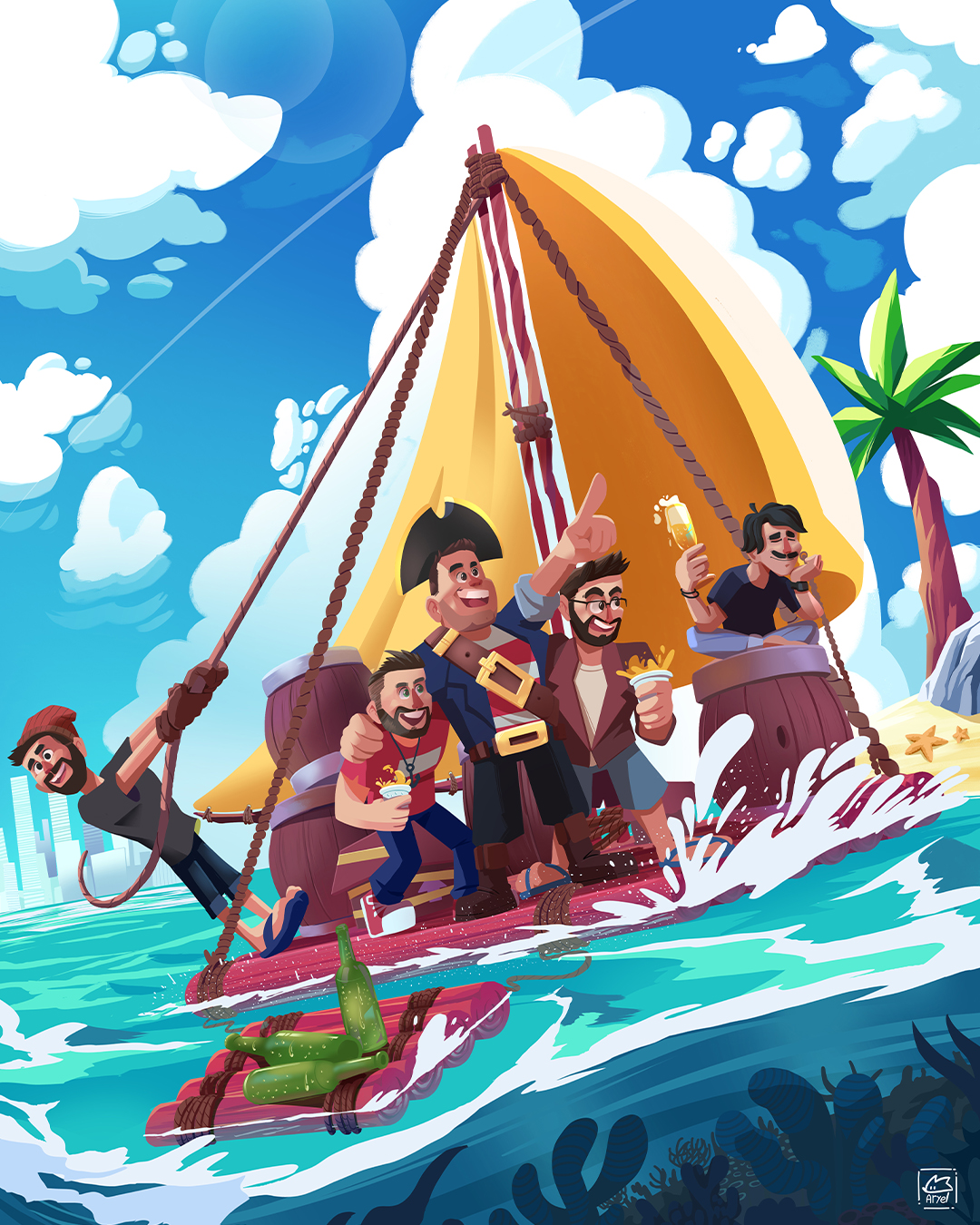 Sailor 2019 — Let’s sail away, artwork by Aryel Meirelles