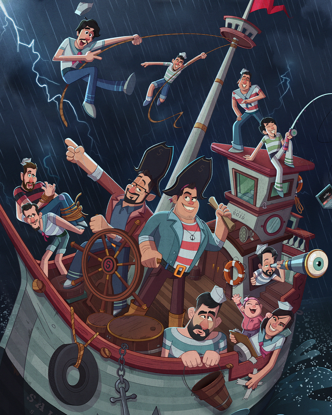 Sailor 2021 — Ready for rough waters, artwork by Matheus Ventura