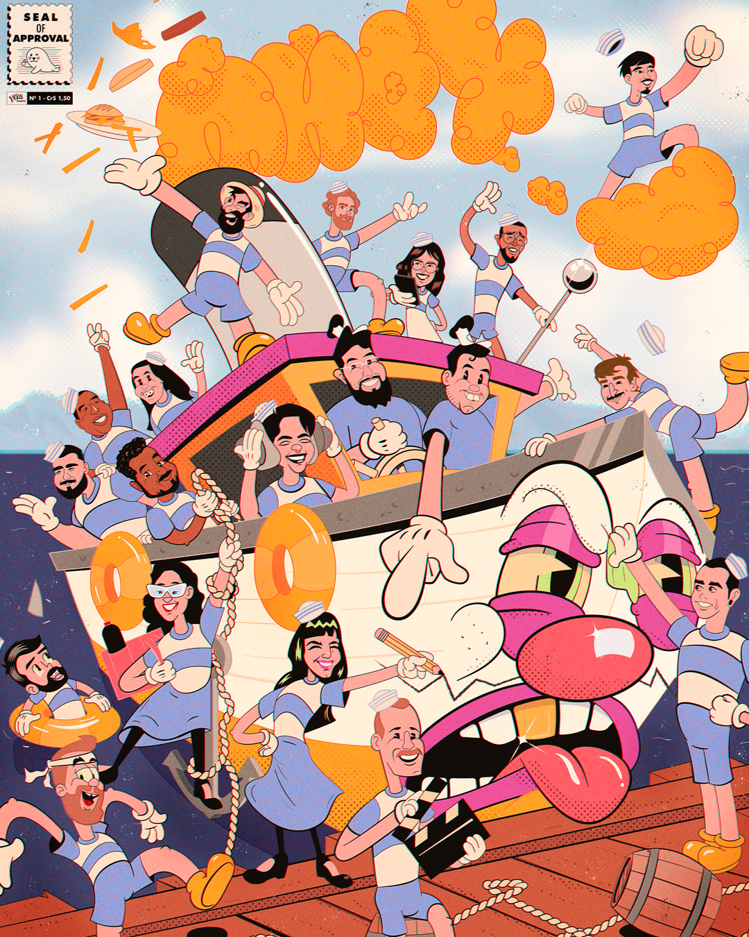 Sailor 2024 — Boats aren’t built to stay in the harbor, artwork by Mauricio Cardoso