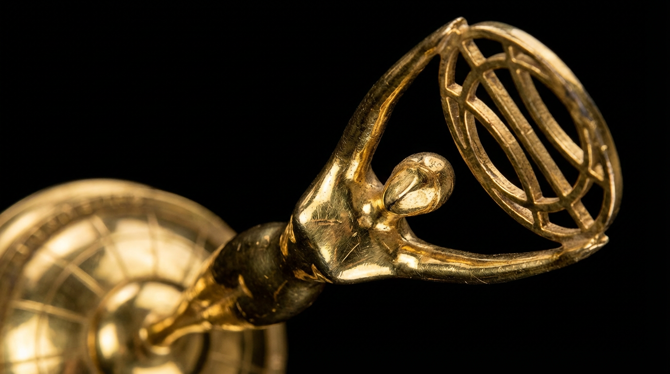 Clio trophy, close-up detail