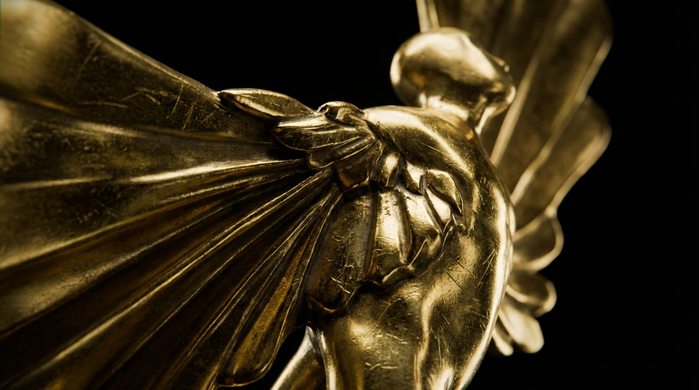 LIA trophy, close-up detail