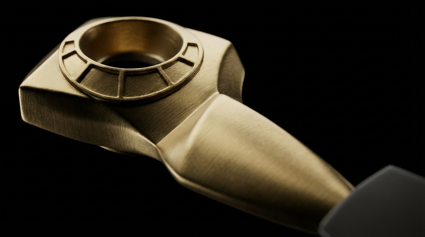 El Ojo trophy, close-up detail